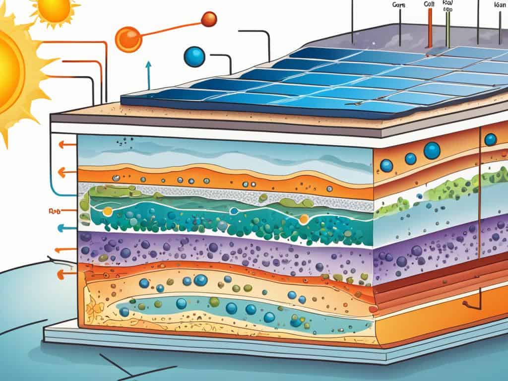 Photovoltaic Cell Cross-Section