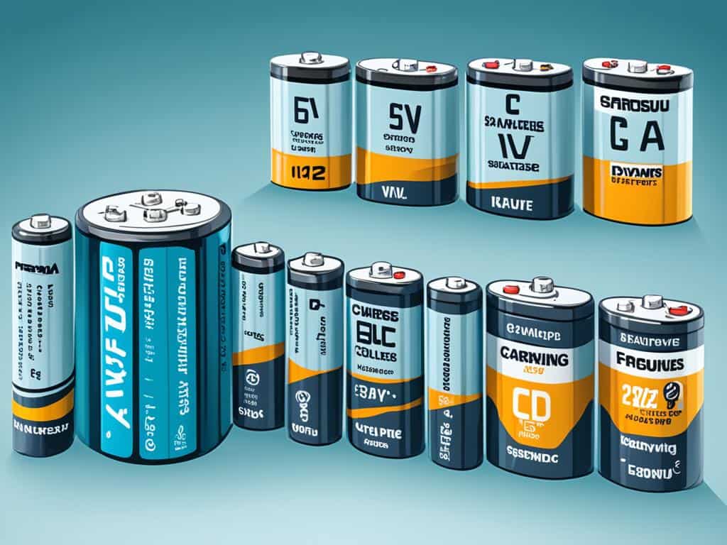 Various 12v Battery Specifications